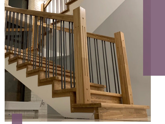 Реставрация деревянных и металлических лестниц в Дзержинске