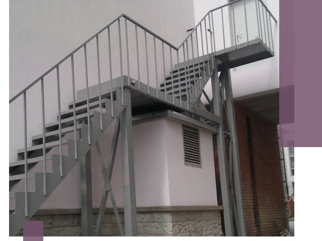 Монтаж пожарных лестниц под ключ в Дзержинске с гарантией качества