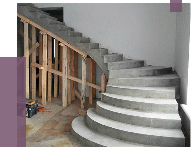 Изготовление бетонных лестниц под ключ в Дзержинске от 19826 руб. | ПРОЛЁТ-Дзр