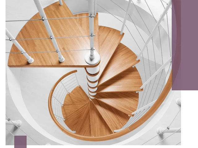 Изготовление винтовых лестниц под ключ в Дзержинске