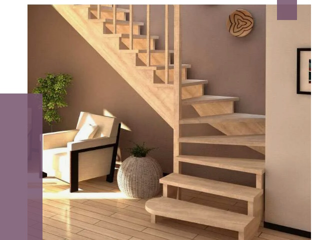 Изготовление Г-образных лестниц в Дзержинске от 18809 руб. 