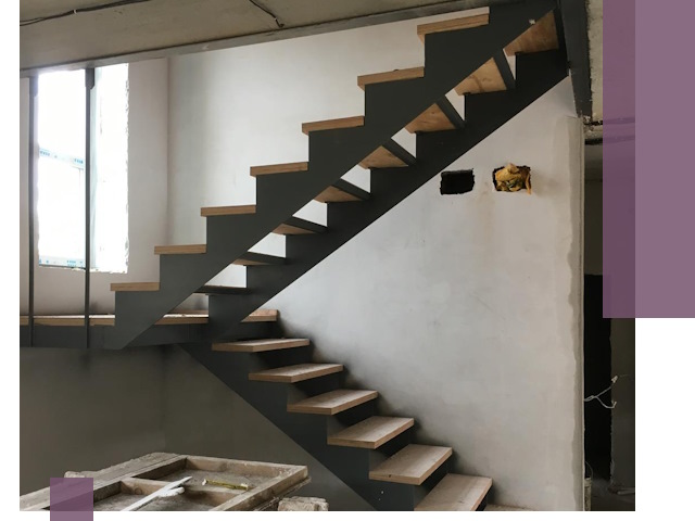 Изготовление лестниц на металлокаркасе в Дзержинске от производителя