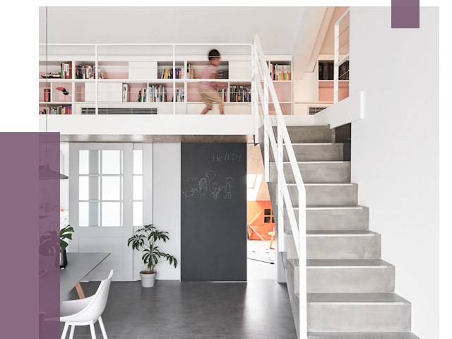 Лестницы для двухуровневой квартиры в Дзержинске от 175381 руб. | ПРОЛЁТ-Дзр