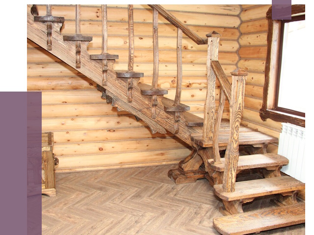 Лестницы в баню в Дзержинске от 19012 руб. — изготовление | ПРОЛЁТ-Дзр