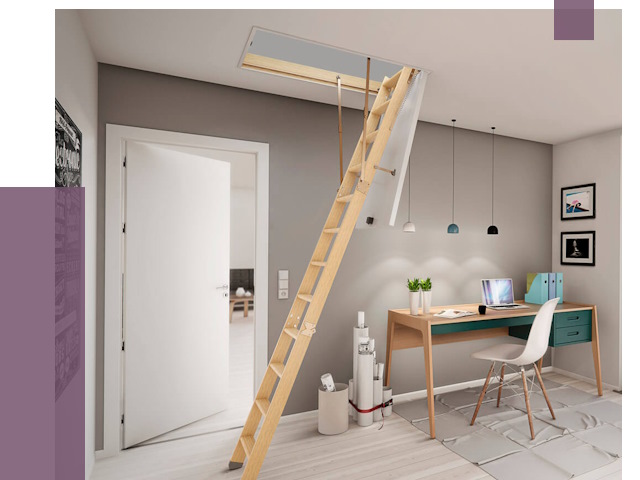 Чердачные лестницы в Дзержинске — от 14488 руб. | ПРОЛЁТ-Дзр