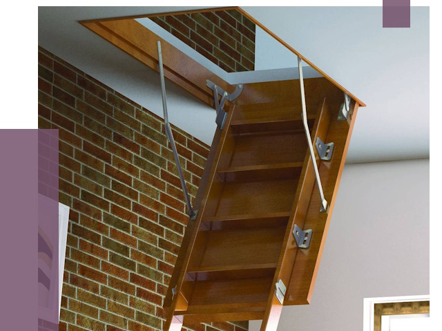 Установка чердачной лестницы в Дзержинске от 7778 руб. | ПРОЛЁТ-Дзр