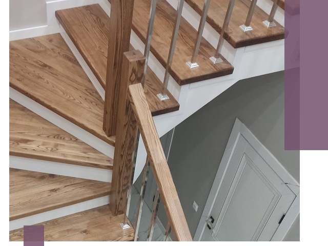 Обшивка металлических лестниц под ключ в Дзержинске