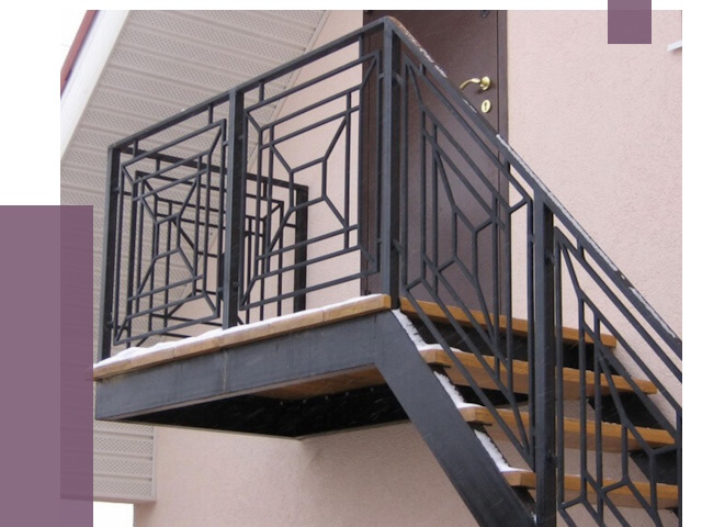 Металлические перила в Дзержинске от 4270 руб.  | ПРОЛЁТ-Дзр