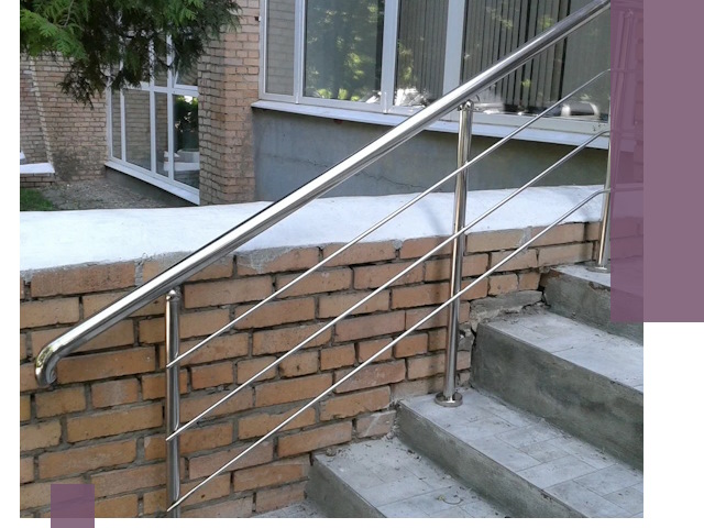 Перила из нержавеющей стали высокого качества в Дзержинске