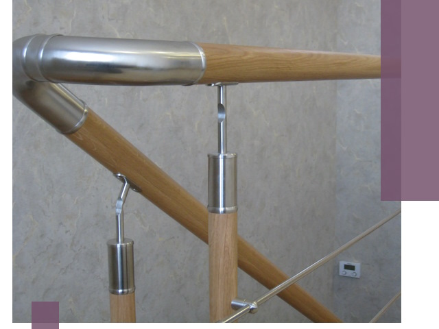 Комбинированные перила на заказ в Дзержинске — монтаж и производство