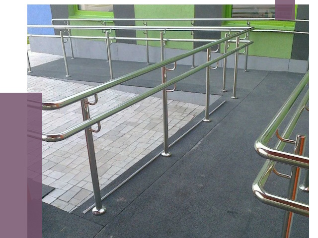 Ограждения пандусов в Дзержинске от 4321 руб. монтаж | ПРОЛЁТ-Дзр