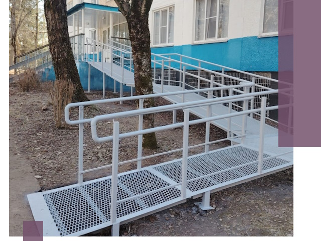 Пандусы под ключ в Дзержинске: изготовление, монтаж и демонтаж