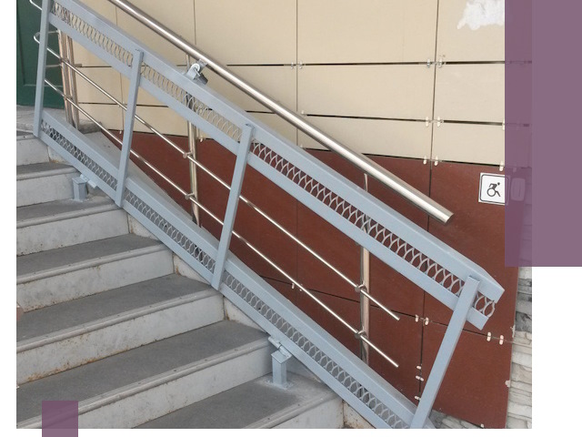 Изготовление откидных пандусов под ключ в Дзержинске