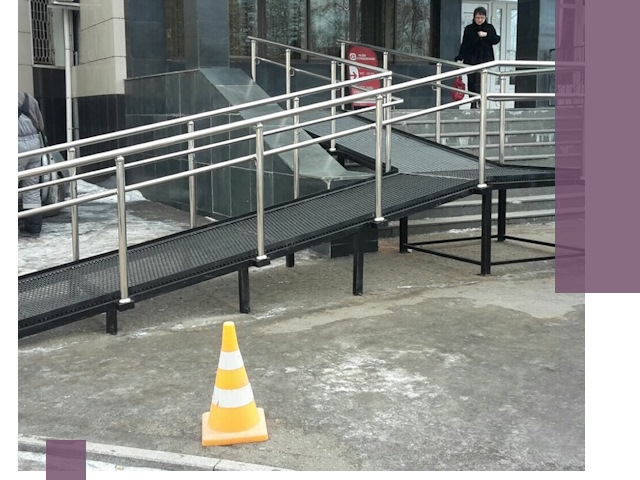 Стационарные пандусы под ключ в Дзержинске — изготовление и монтаж