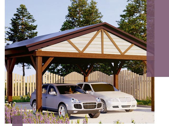 Навесы для автомобиля в Дзержинске — изготовление и монтаж