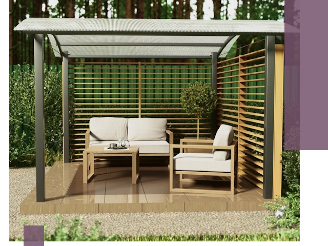 Навесы для дачи в Дзержинске: изготовление, монтаж и демонтаж