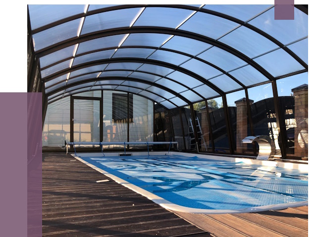 Навесы для бассейна в Дзержинске от 16674 руб. под ключ | ПРОЛЁТ-Дзр