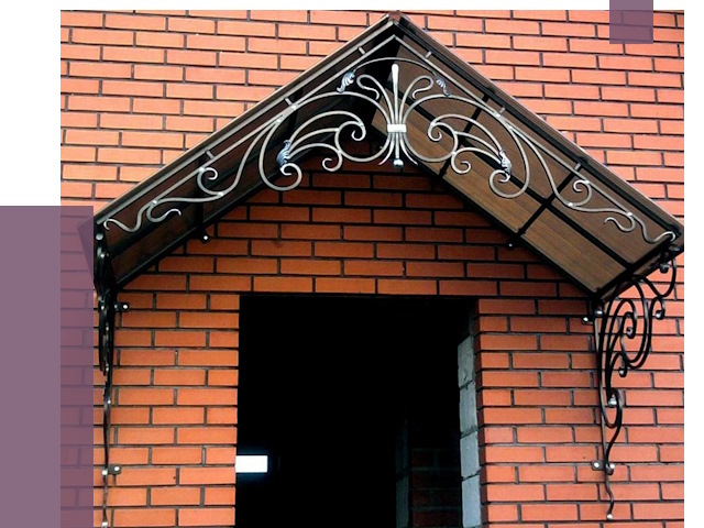 Металлические козырьки в Дзержинске от 10625 руб. 