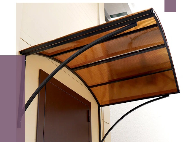 Недорогие козырьки в Дзержинске от 7544 руб.  | ПРОЛЁТ-Дзр