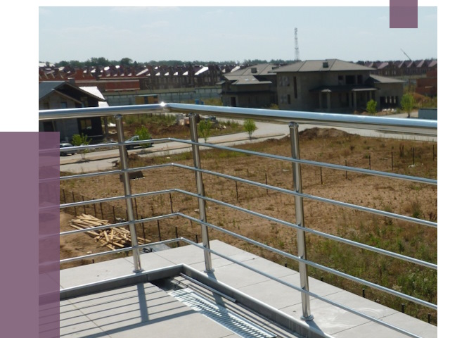 Парапеты из нержавеющей стали в Дзержинске от 7930 руб. за м² | ПРОЛЁТ-Дзр