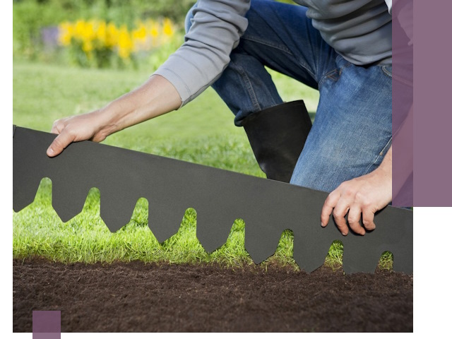 Металлические бордюры для газона в Дзержинске — изготовление и монтаж