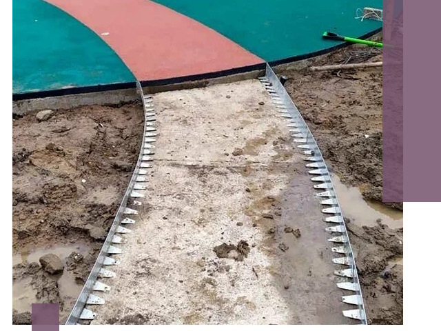 Металлические бордюры для дорожек в Дзержинске — монтаж и изготовление