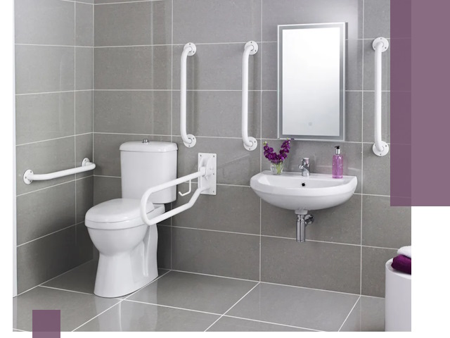 Поручни для санузлов в Дзержинске: установка, ремонт и монтаж