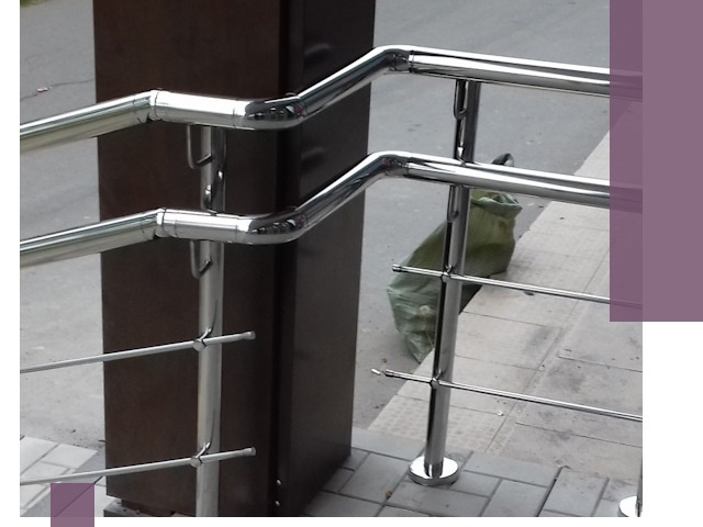 Монтаж поручней из нержавеющей стали в Дзержинске качественно и быстро